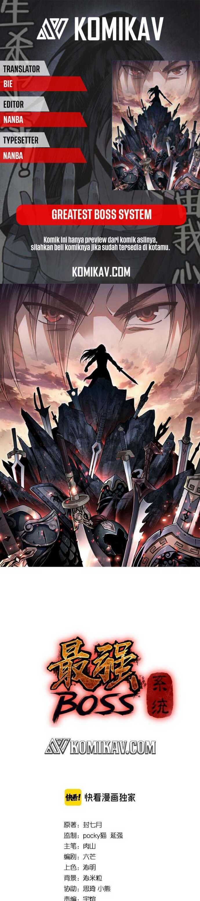 Greatest Boss System Chapter 78 Bahasa Indonesia